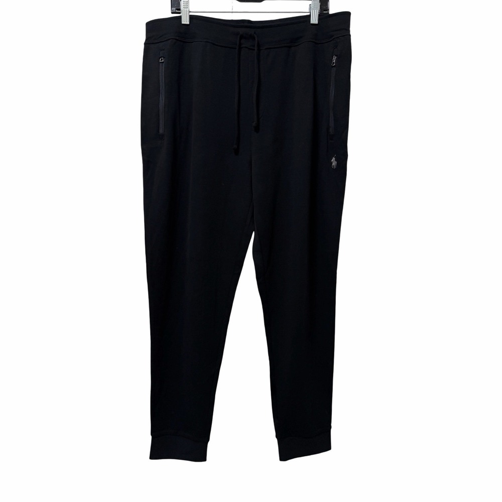 Polo Ralph Lauren Mens Classics 2 Jogger Pant Size XL Black Leisure Lounge NWT
